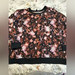 Torrid Floral Print Sweatshirt